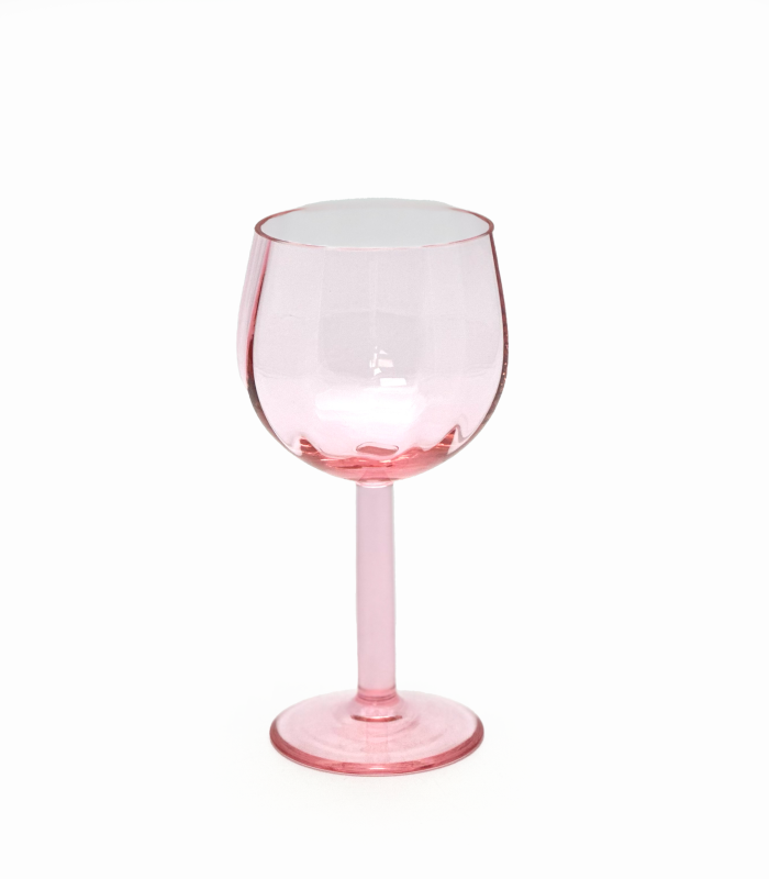 Kolekce Basic sklenice na víno růžová