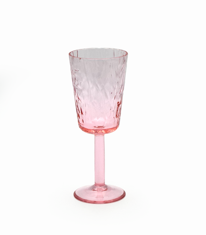 Kolekce Poly sklenice na víno růžová