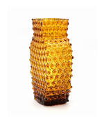 Kolekce hobnail ananas váza amber