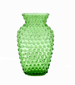 Váza ananas hobnail světle zelená