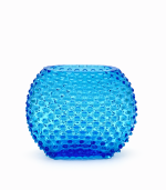 Váza ananas hobnail akvamarín