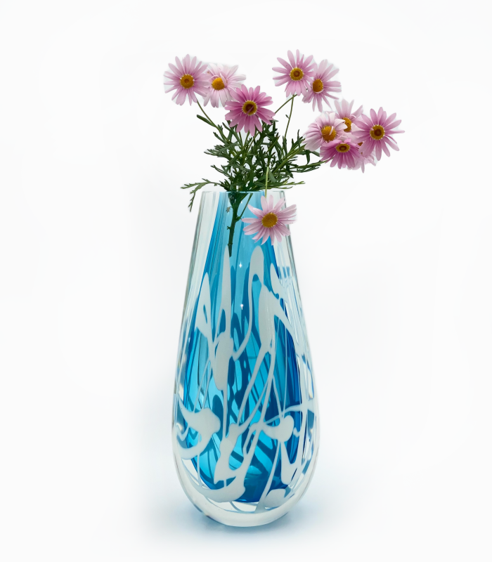 Skleněná Váza Aqua Line_Kytka