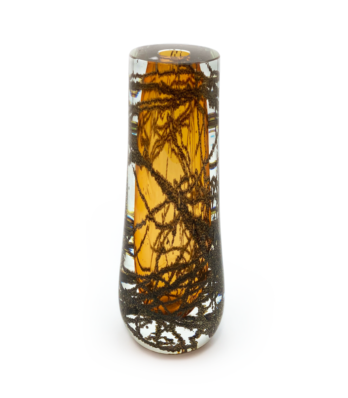 Skleněná Váza Amber Wire