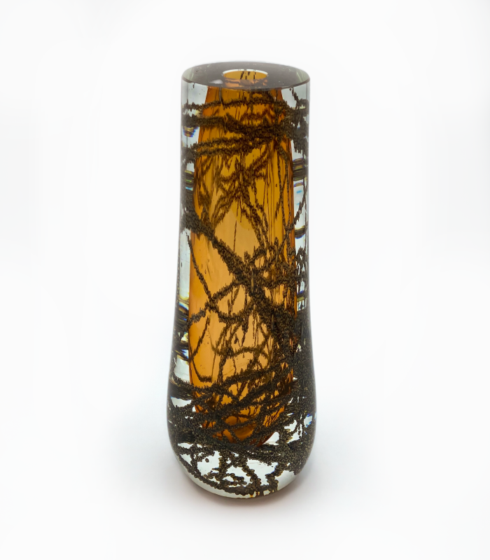 Skleněná Váza Amber Wire