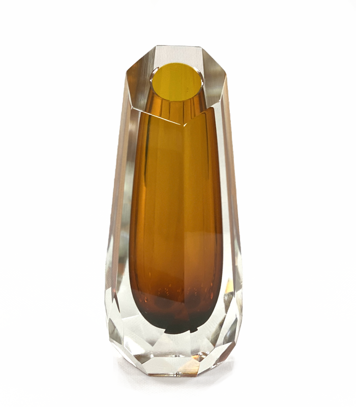 Skleněná váza Amber Queen