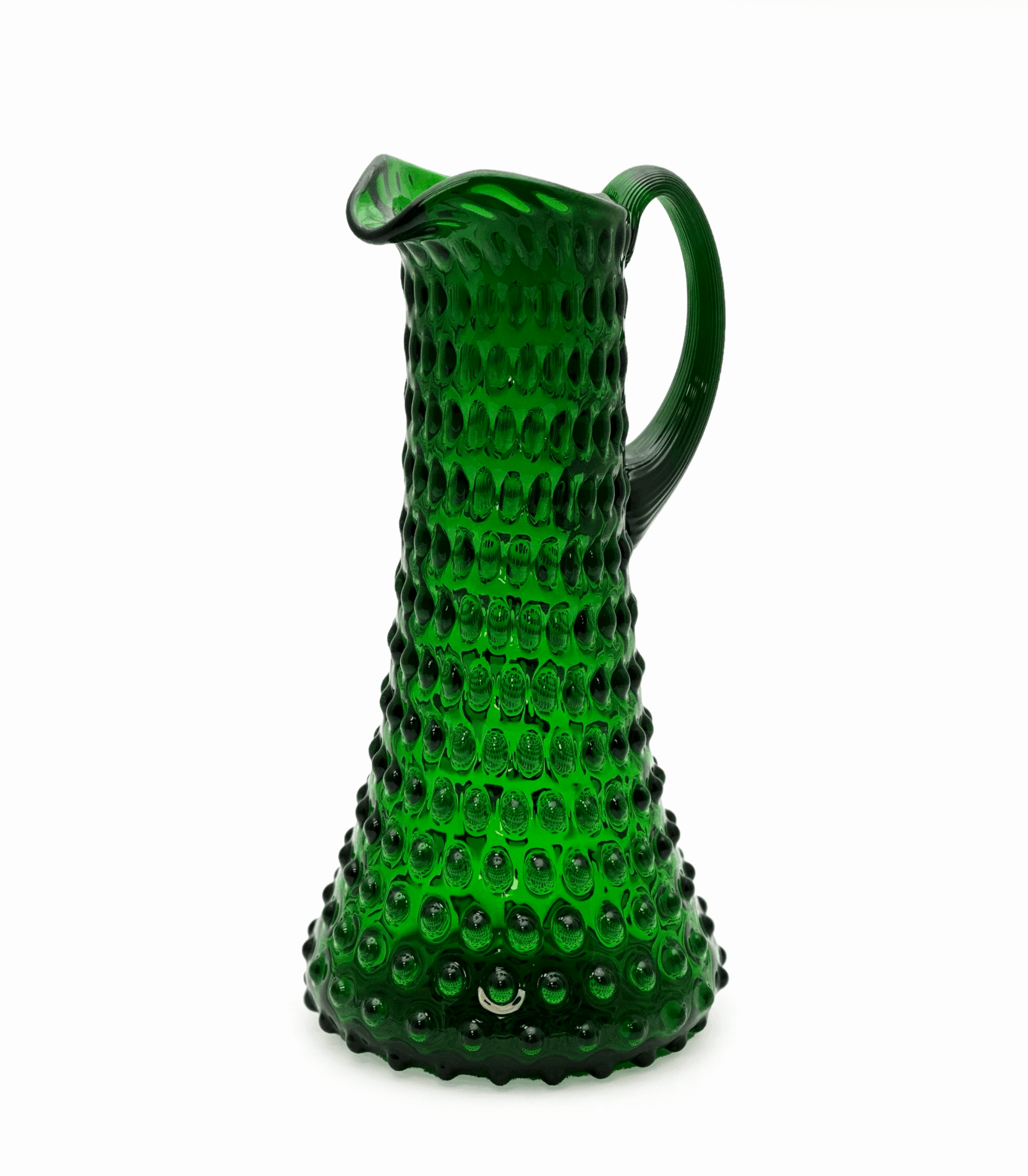 Kolekce ananas hobnail džbám tmavě zelená Kolekce ananas hobnail džbám tmavě zelená