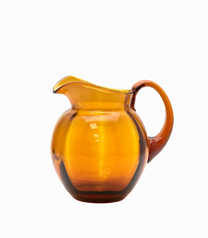 Skleněný džbán amber