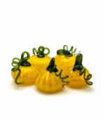 Skleněná dýně žlutá - pumpkin
