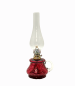 Petrolejová lampa Tereza vínová