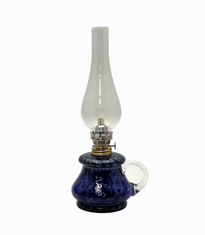 Petrolejová lampa Tereza modrá