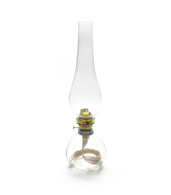 Petrolejová lampa Basic křišťál