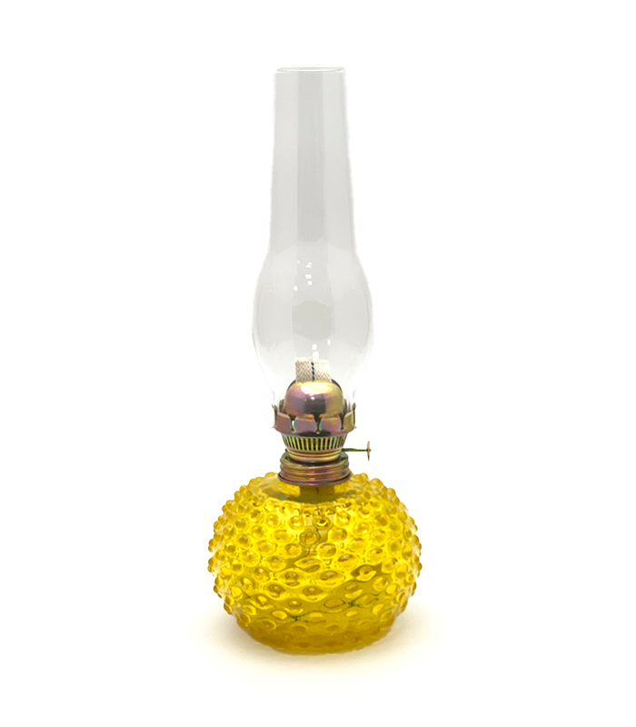 Petrolejová lampa ananas žlutá