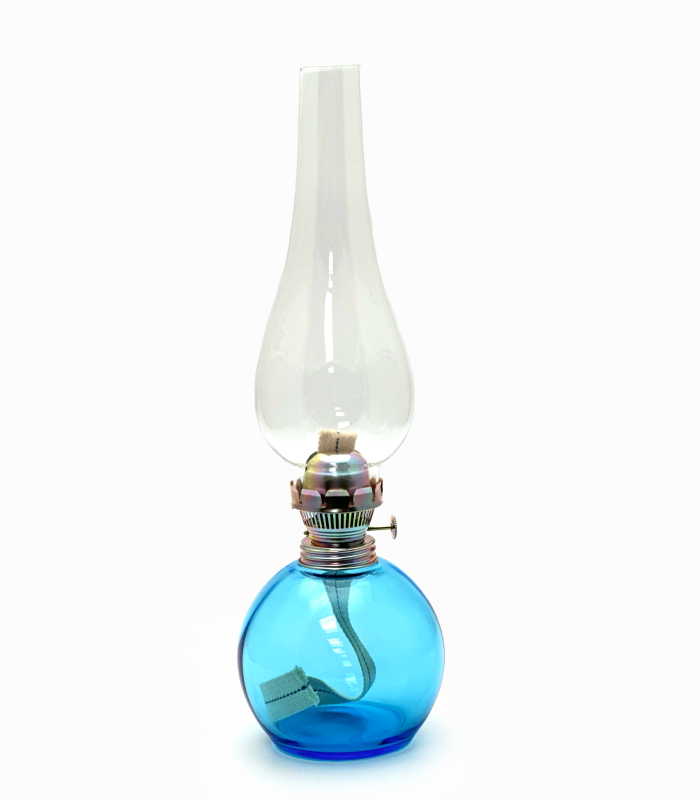 Kolekce basic petrolejová lampa akvamarín
