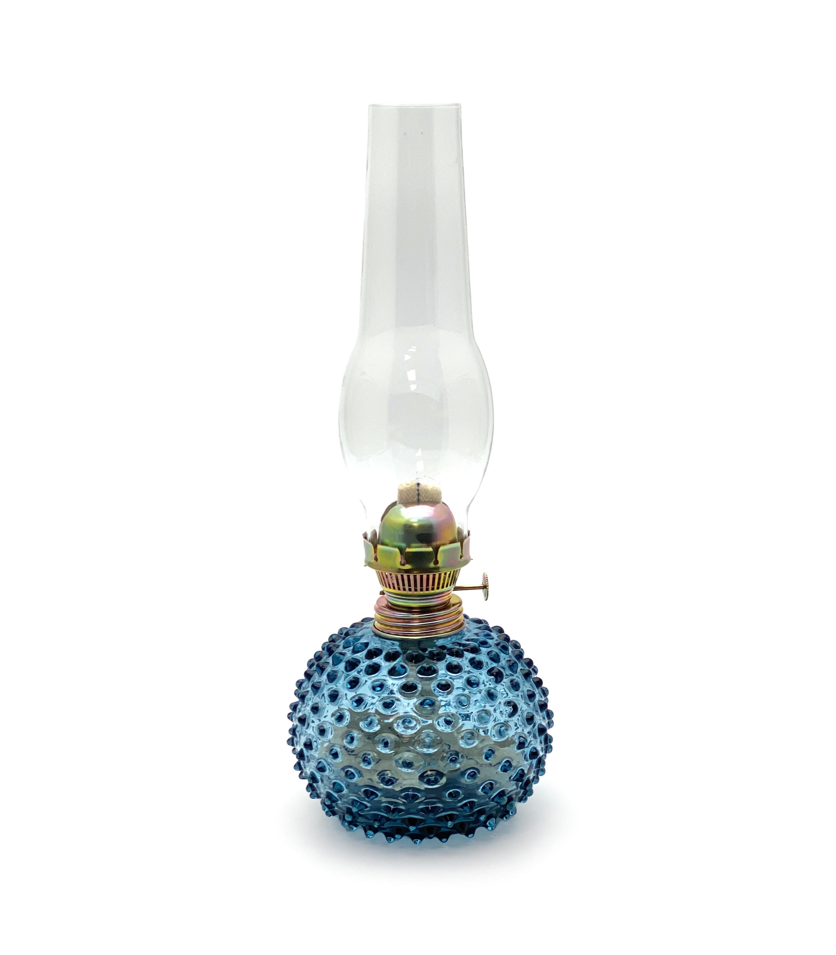 Petrolejová lampa modrý kouř