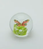 Těžítko s motýlem - paperweight - Obrázek 2