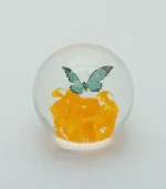 Těžítko s motýlem - paperweight - Obrázek 2