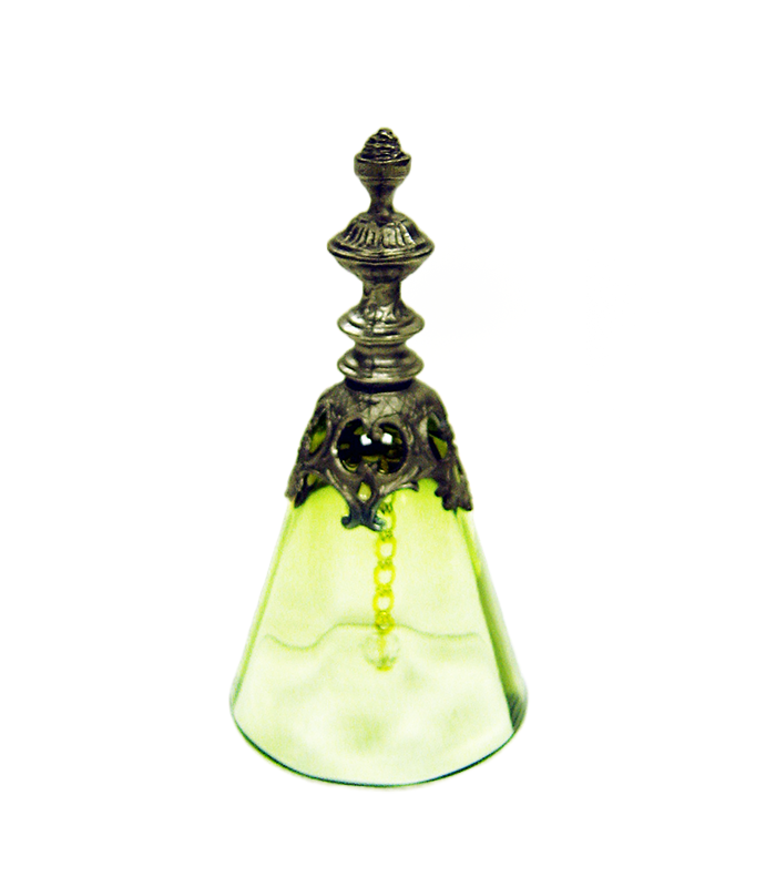 Bell with Art Nouveau pewter decoration